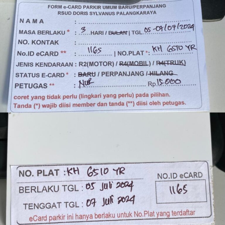 Kartu Member perpanjang id 1165