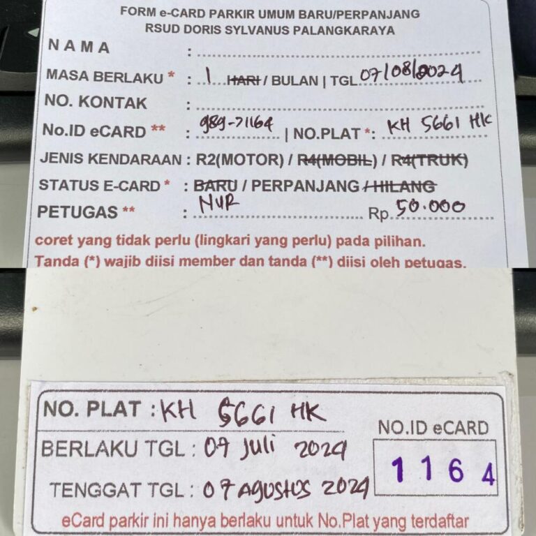 Kartu Member perpanjang id 1164