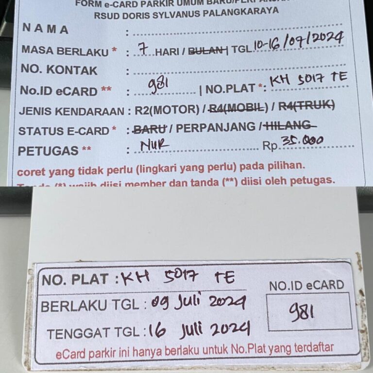 Kartu Member perpanjang id 981