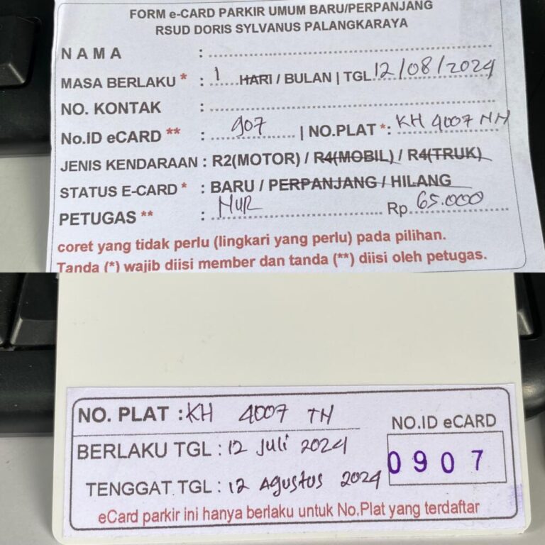 Kartu Member baru id 907