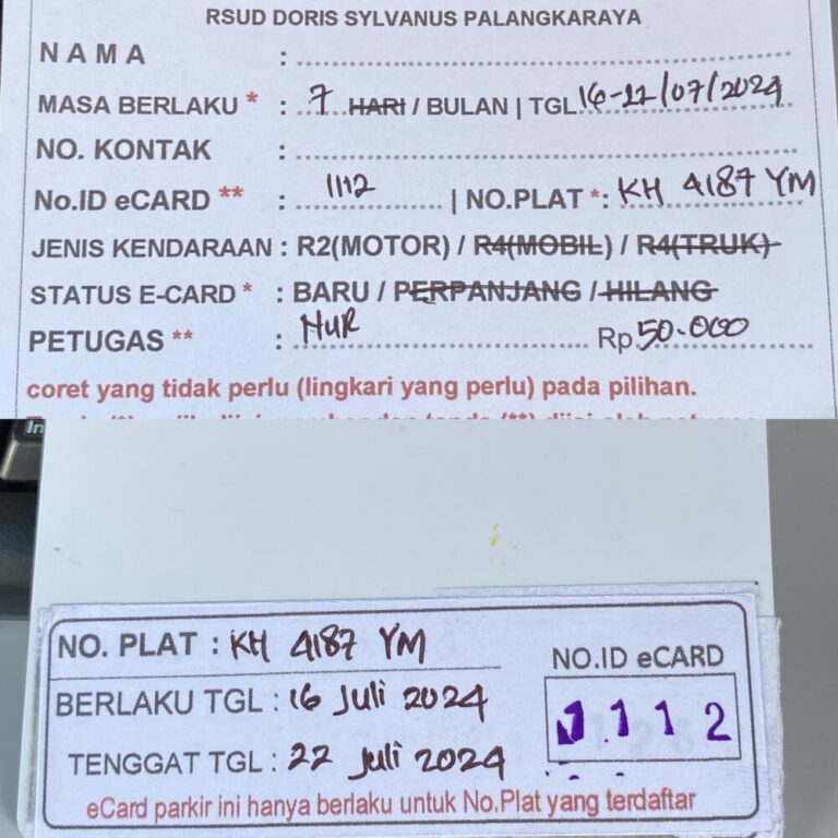 Kartu Member baru ud 1112