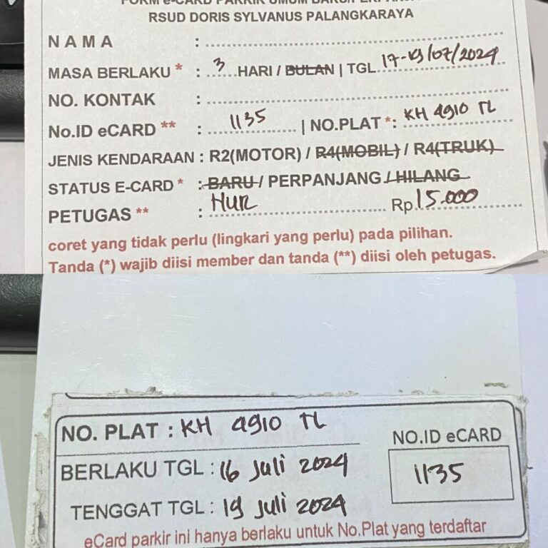 Kartu Member perpanjang id 1135