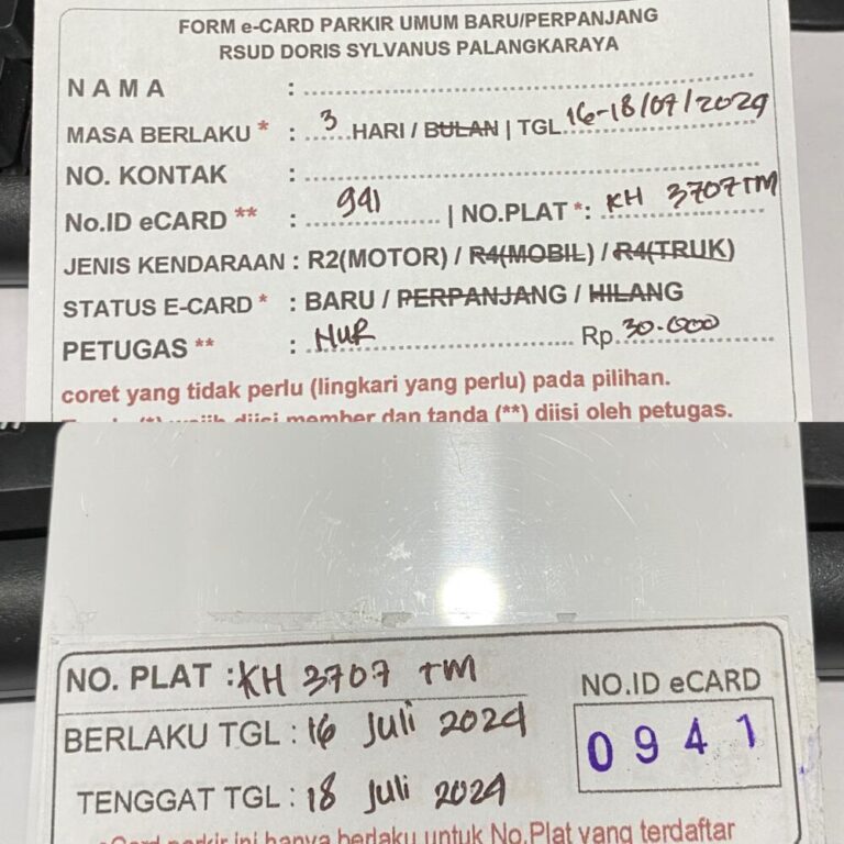 Kartu Member baru id 941