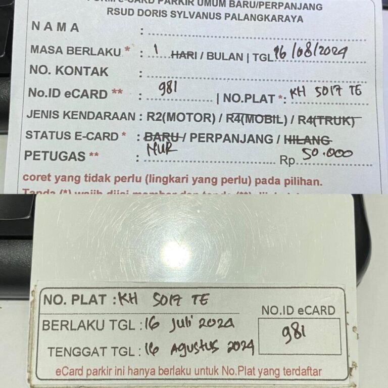 Kartu Member perpanjang id 981