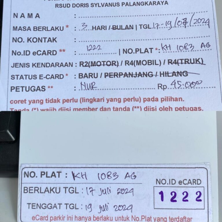 Kartu Member baru id 1222