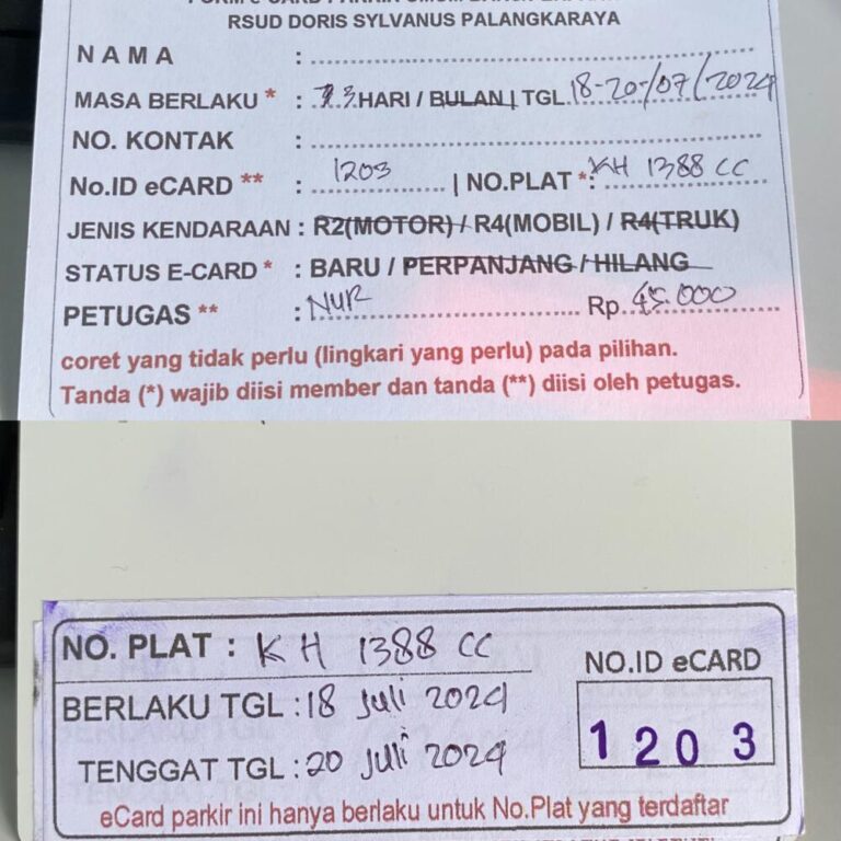 Kartu Member baru id 1203