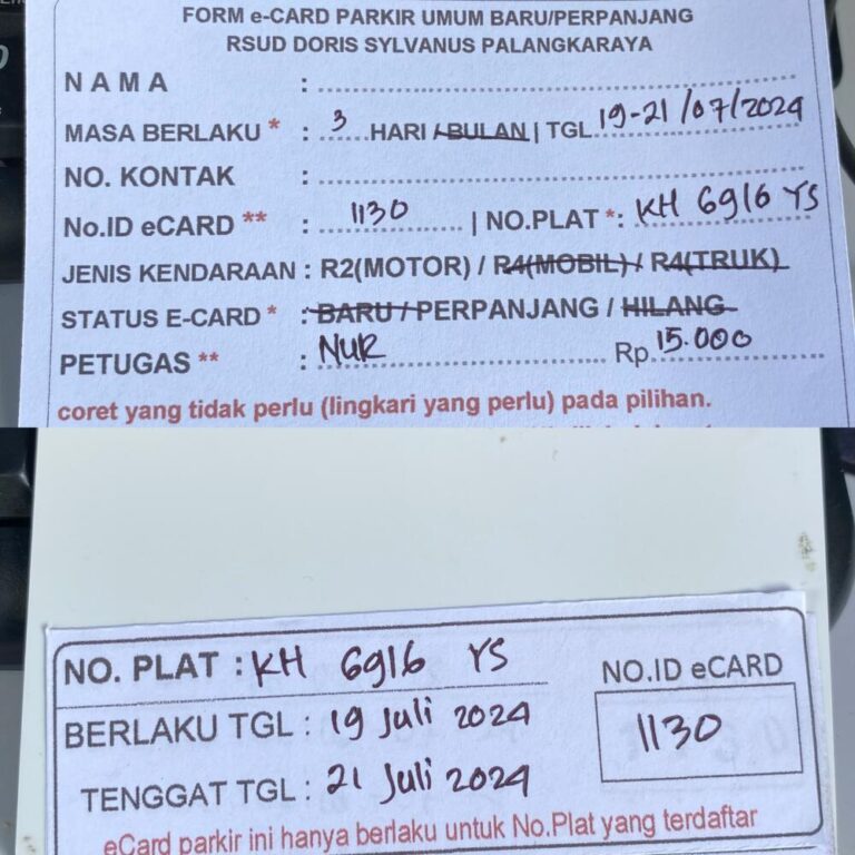 Kartu Member perpanjang id 1130