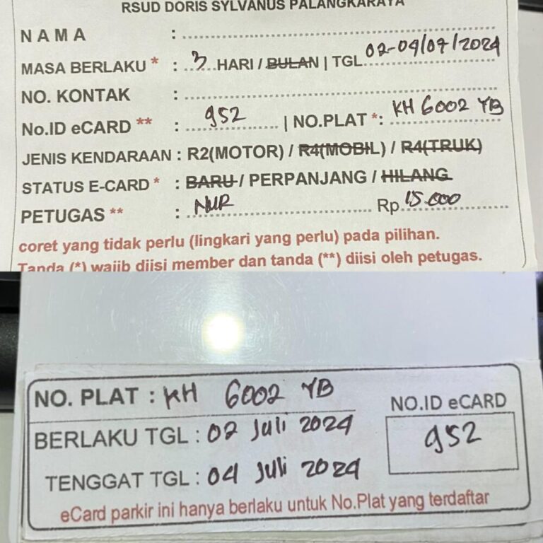 Kartu Member perpanjang id 952