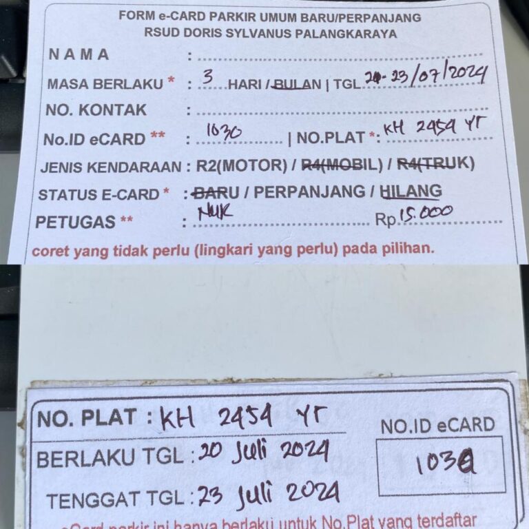 Kartu Member perpanjang id 1030