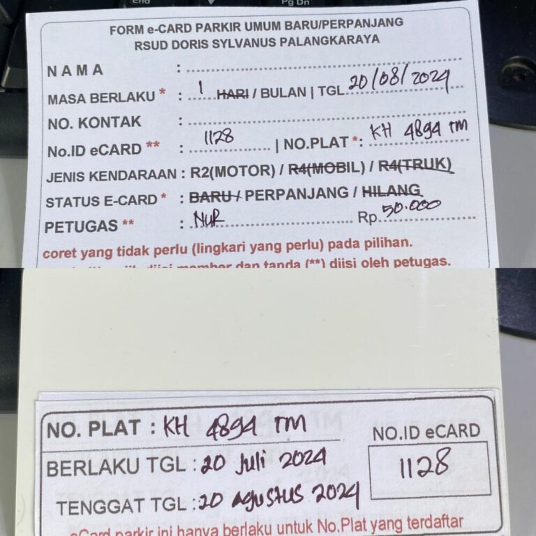 Kartu Member perpanjang id 1128