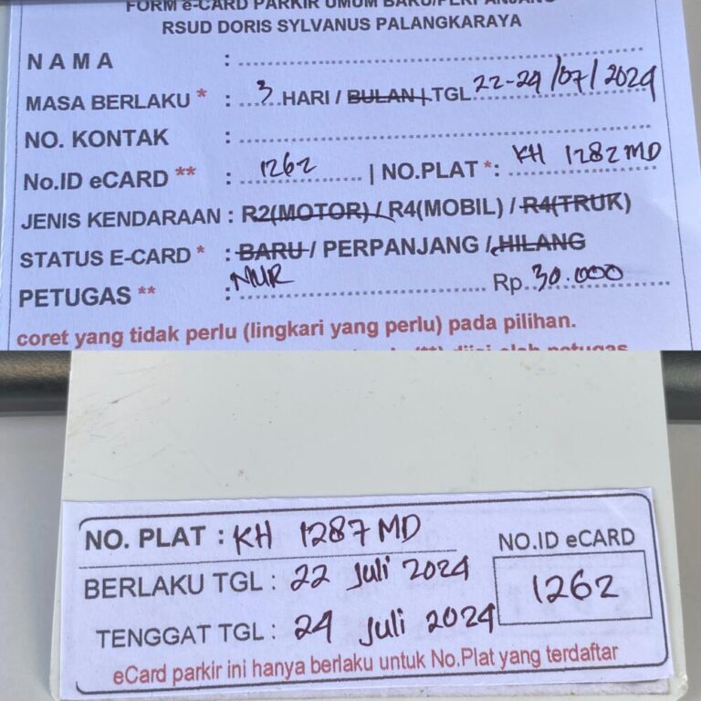 Kartu Member perpanjang id 1262