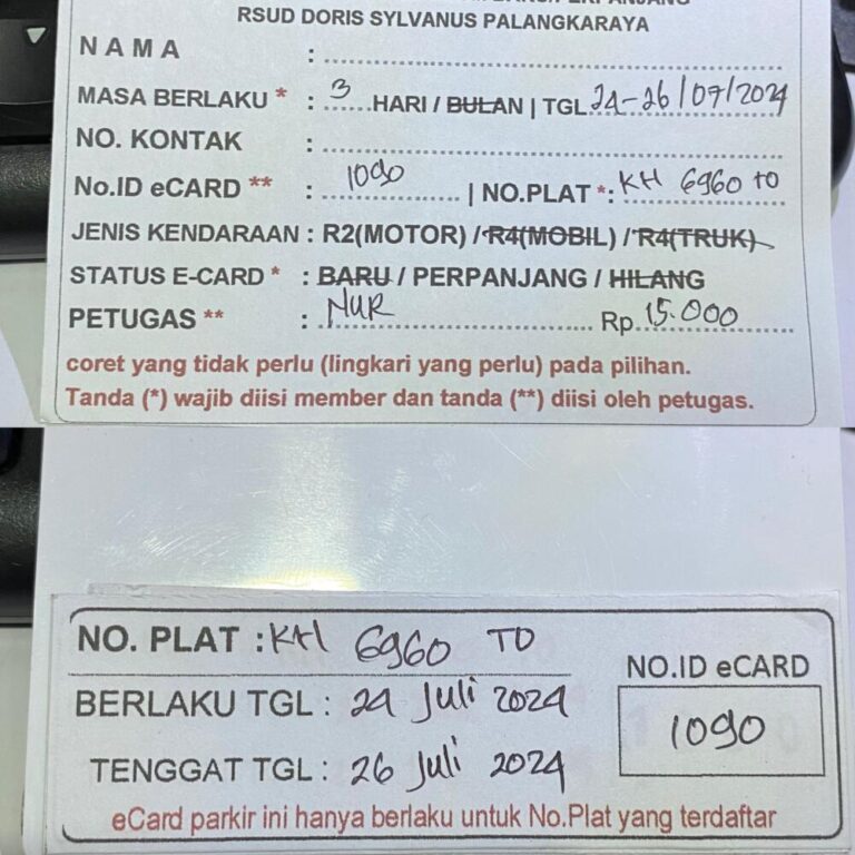 Kartu Member perpanjang id 1090