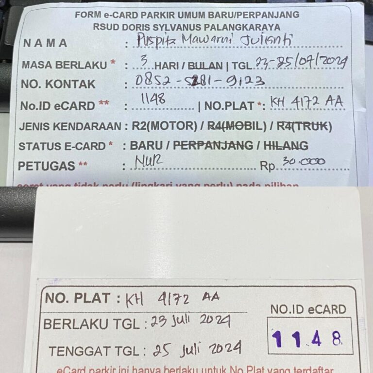 Kartu Member baru id 1148