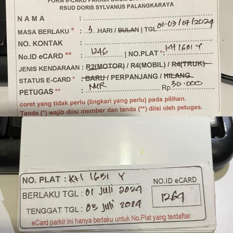 Kartu Member perpanjang id 1264