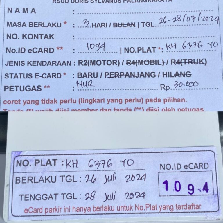 Kartu Member baru id 1094