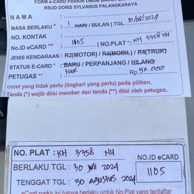 Kartu Member perpanjang