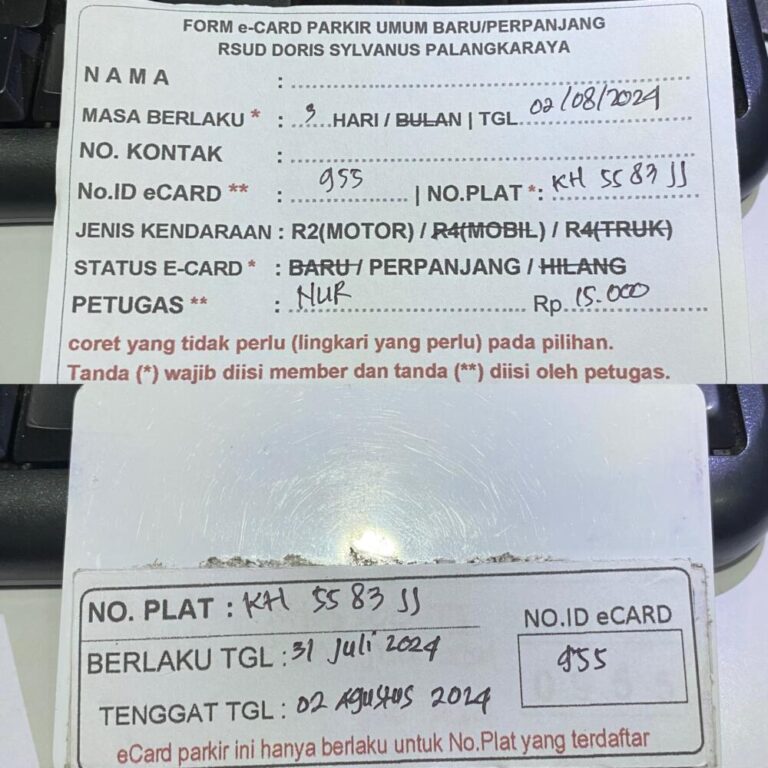 Kartu Member perpanjang