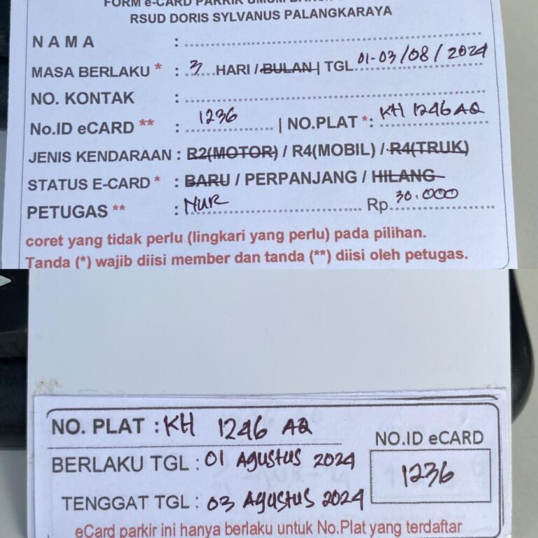 Kartu Member perpanjang