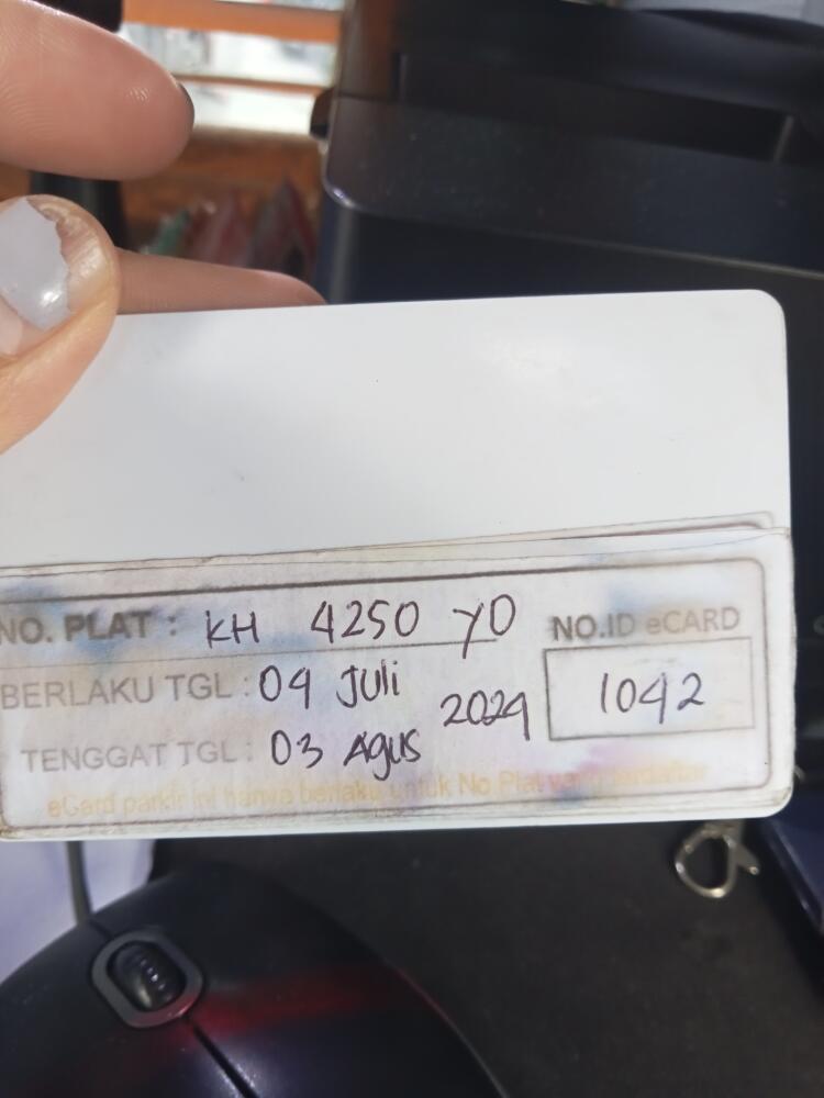 Kartu kembali R2 id 1042