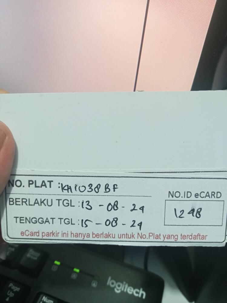 Kartu kembali R4 id 1248