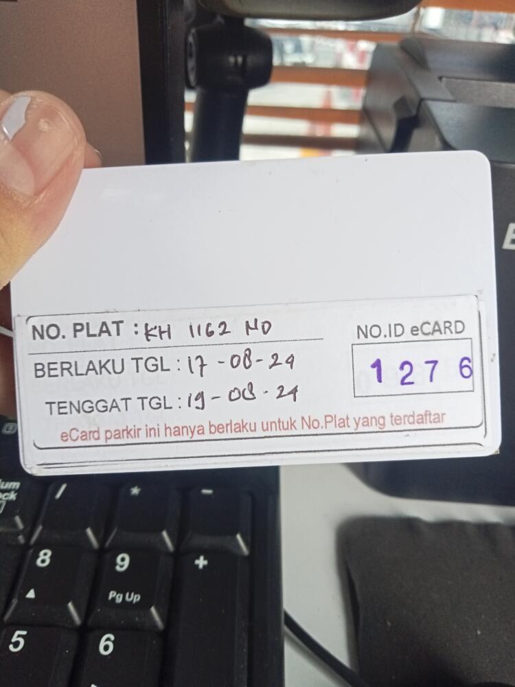 Kartu kembali R4 id 1276