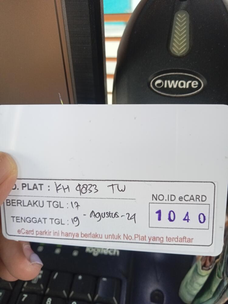 Kartu kembali R2 id 1040