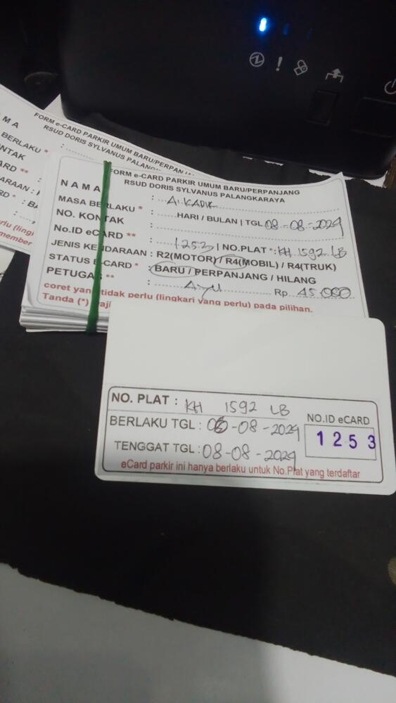 kARTU MEMBER BARU ID:1253