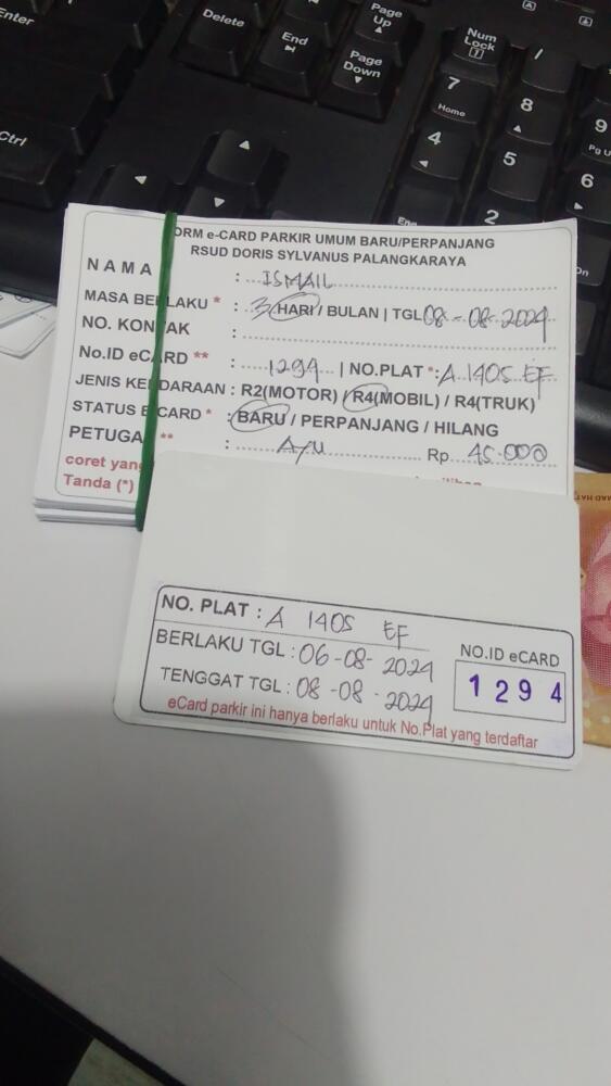 kARTU MEMBER BARU ID:1294