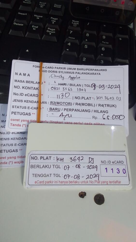 kARTU MEMBER BARU ID:1130