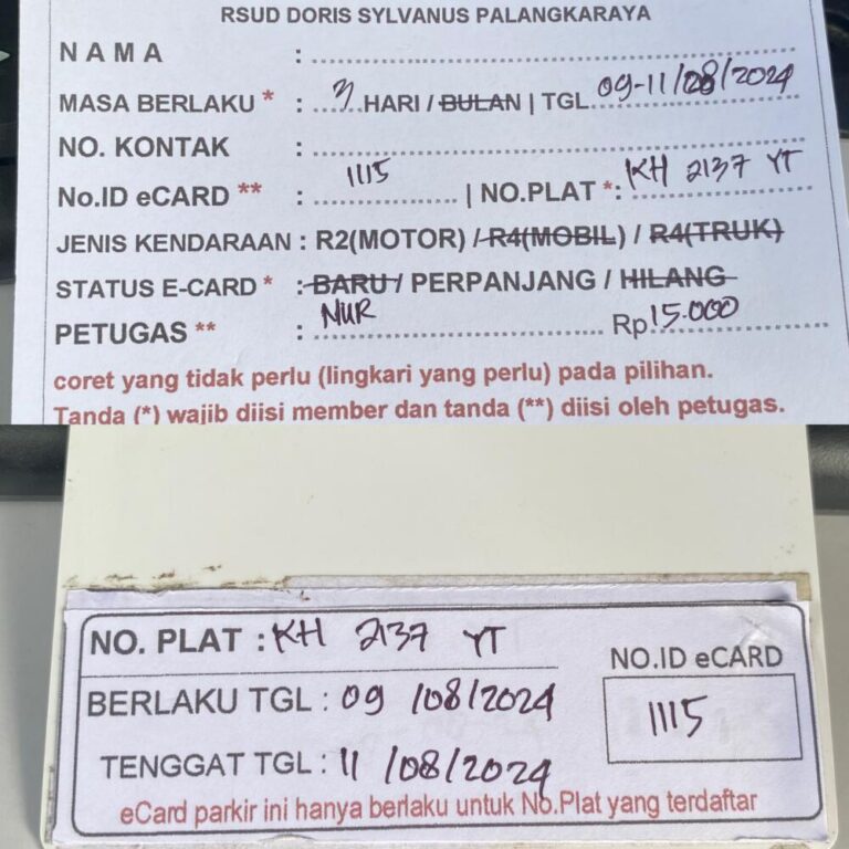 Kartu Member perpanjang