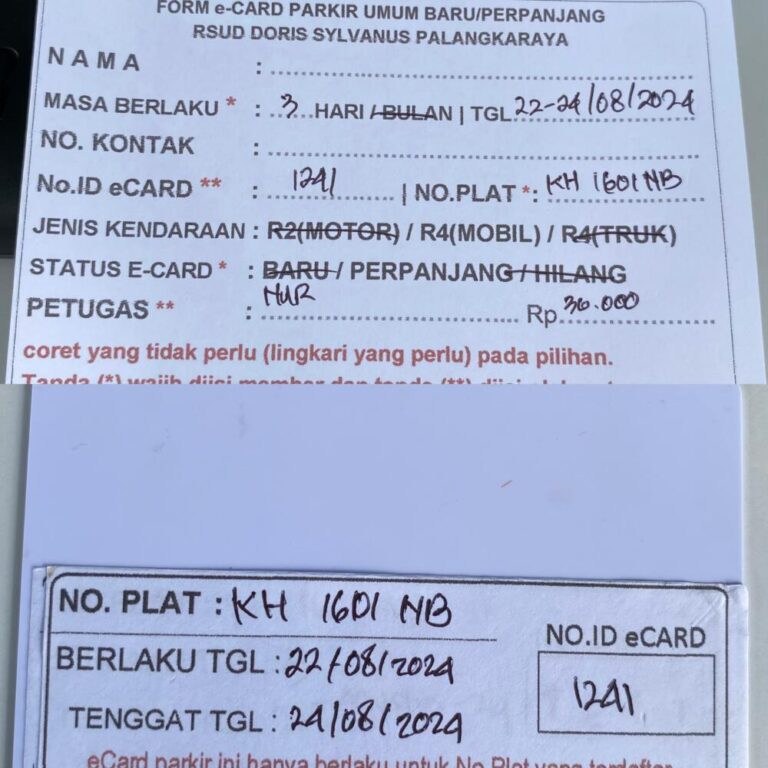 Kartu Member perpanjang