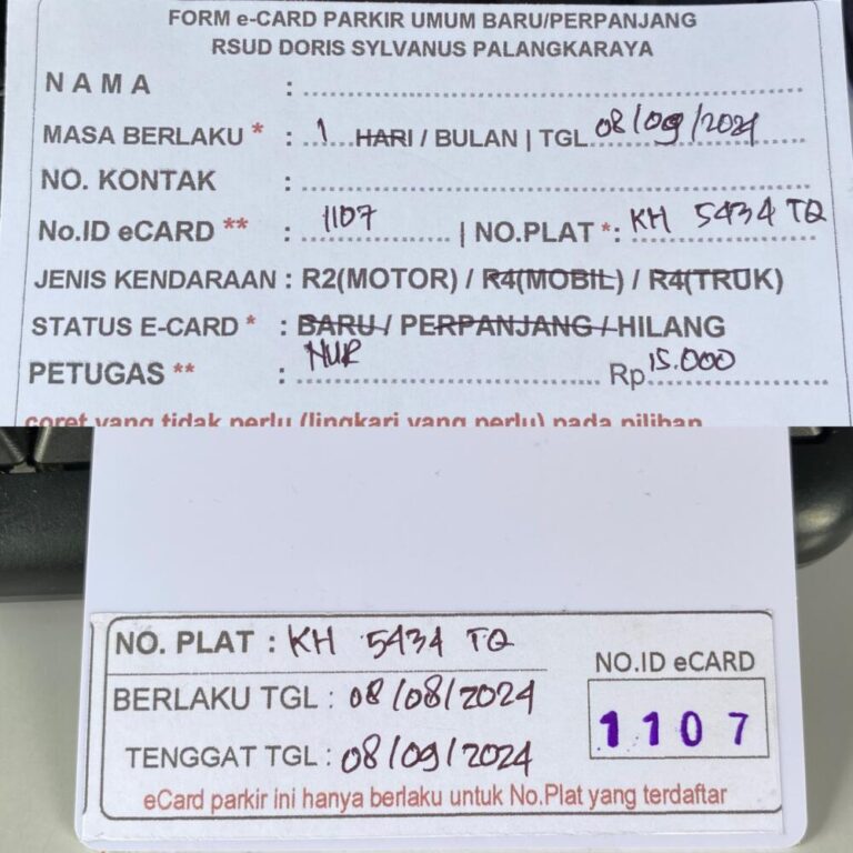 Kartu Member hilang pindah ke id 1107