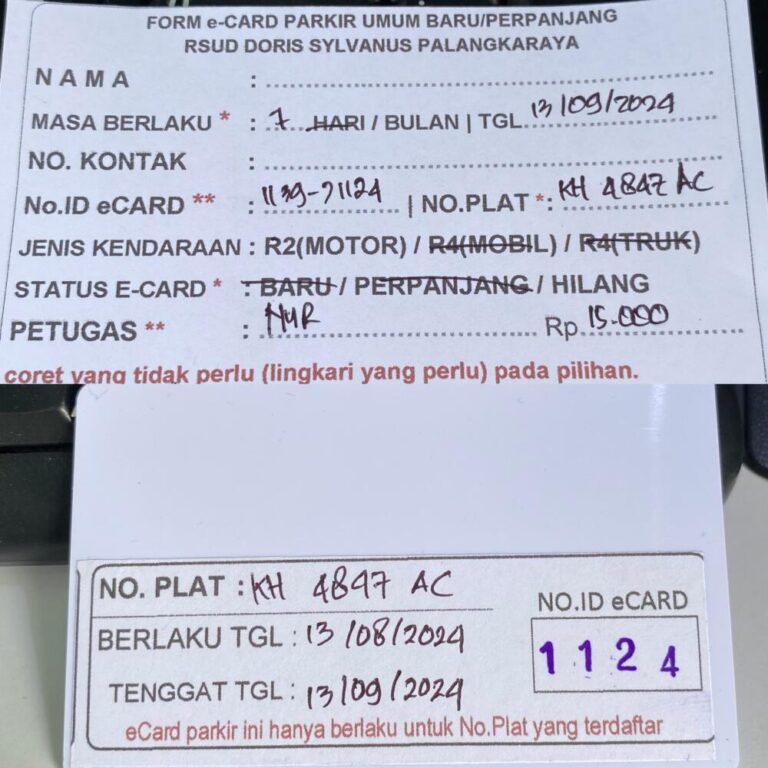 Kartu Member hilang pindah ke id 1124
