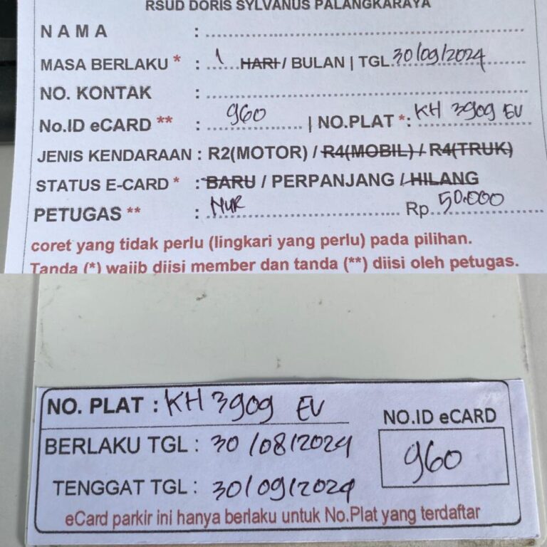 Kartu Member perpanjang