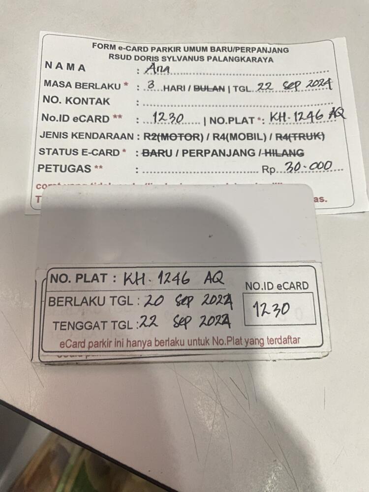 Kartu Member Perpanjang