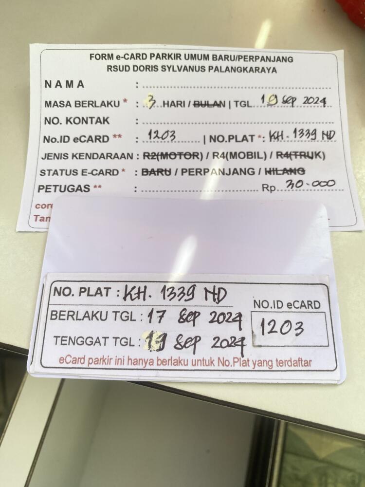 Kartu Member perpanjang