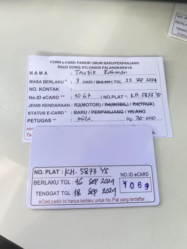 Kartu Member Baru