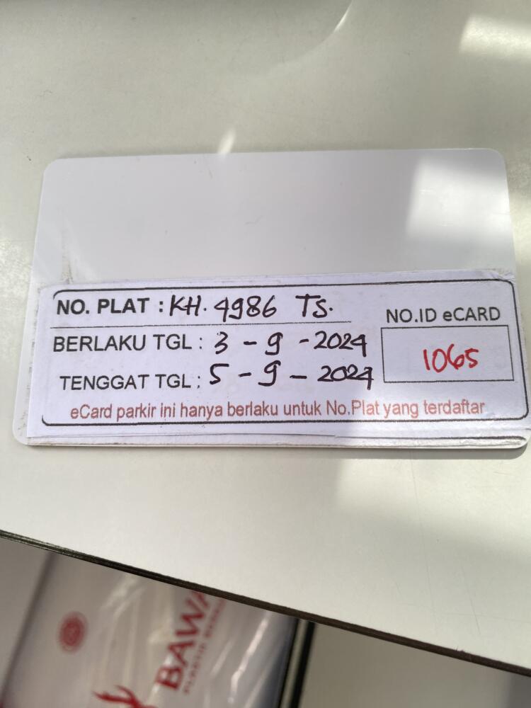 Kartu Member Kembali