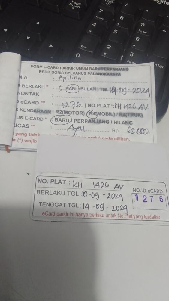 kARTU MEMBER BARU ID:1276