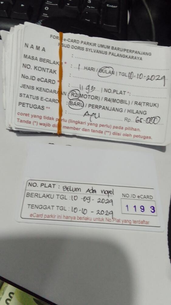 kARTU MEMBER BARU ID:1193