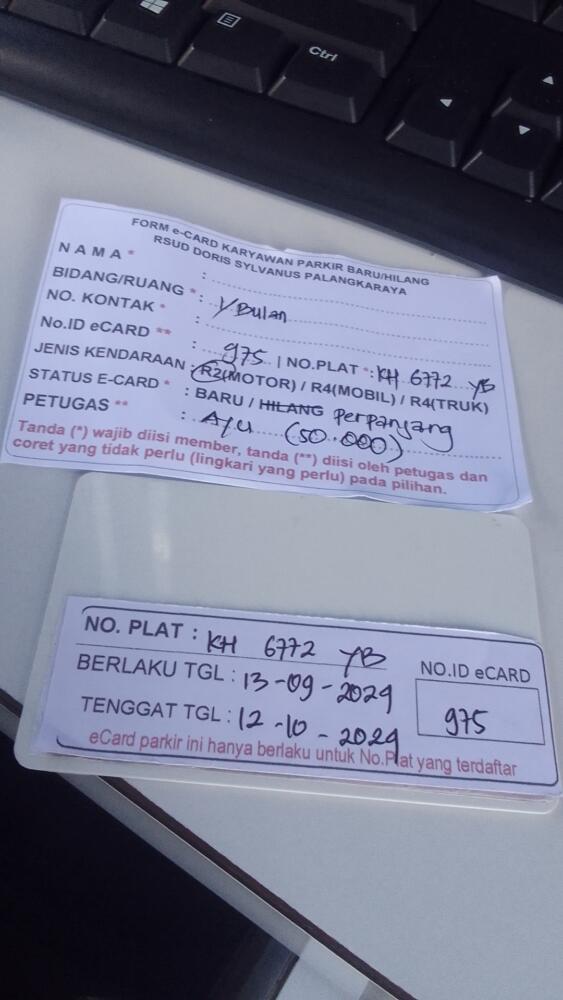 PERPANJANG KARTU ID:975t
