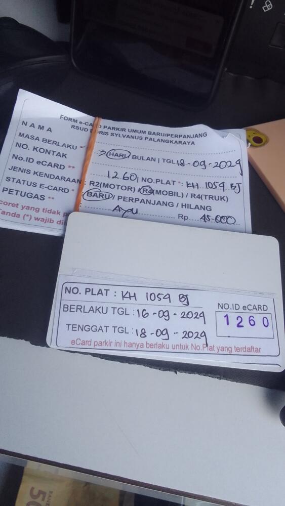kARTU MEMBER BARU ID:1260