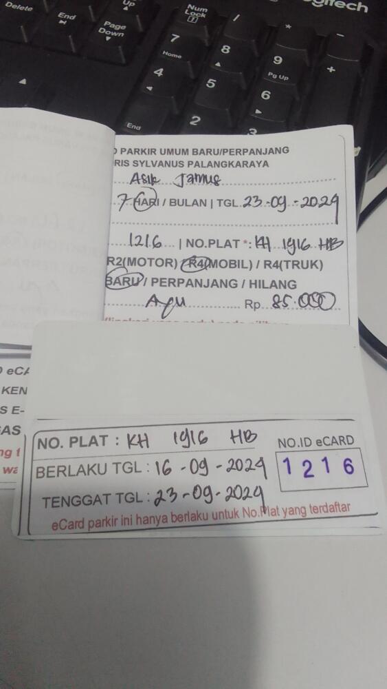 kARTU MEMBER BARU ID:1216