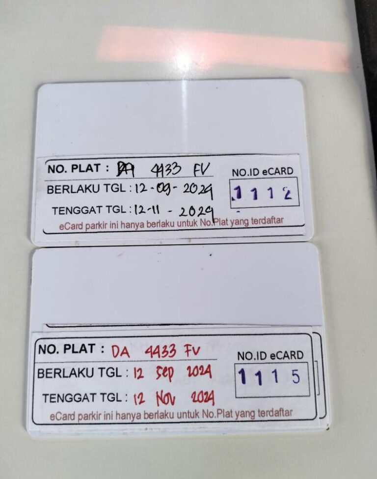 GANTI KARTU DARI ID 1112 KE ID 1115