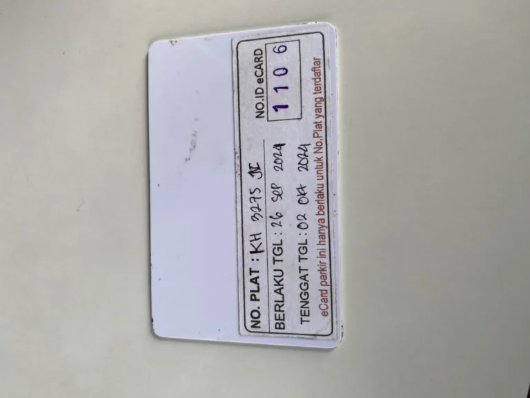 Kartu Member kembali