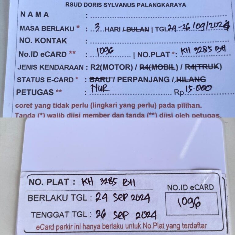 Kartu Member perpanjang