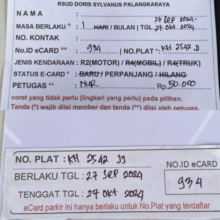 Kartu Member perpanjang