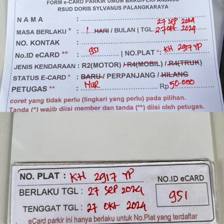 Kartu Member perpanjang