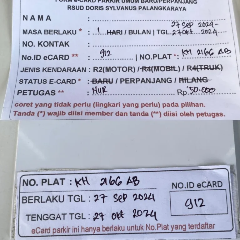 Kartu Member perpanjang