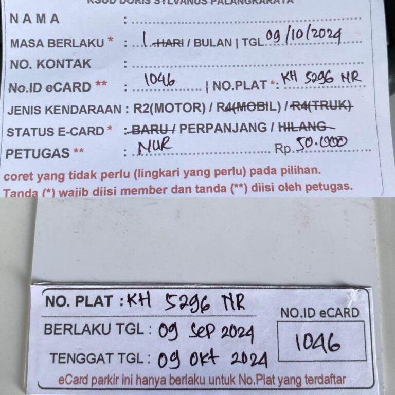 Kartu Member perpanjang